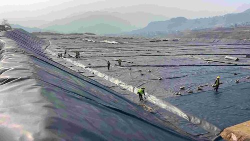 último caso de la compañía sobre Proyecto de revestimiento de geomembranas de minería de Asia Pacífico
