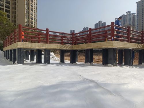 último caso de la compañía sobre Proyecto de protección contra las filtraciones en un lago artificial en la ciudad de Heshan, provincia de Guangdong