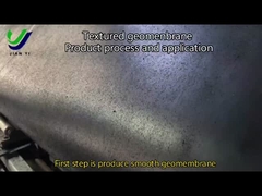 Geomembrana rugosa de superficie