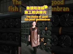 Membrana de geomembrana de HDPE anti-filtración para estanques de peces