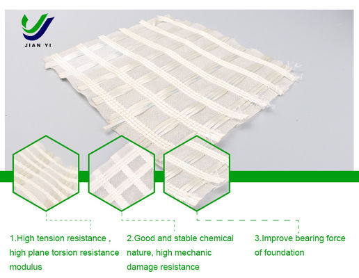 Protección ecológica Red geográfica de fibra de vidrio 30-80 kN/m para la conservación del agua