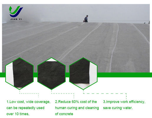 Tejido Geo Drainage personalizado de 100 gramos para curado de hormigón prefabricado