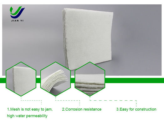 Material geotextil de grapa personalizado para protección de pendientes e ingeniería de vertederos