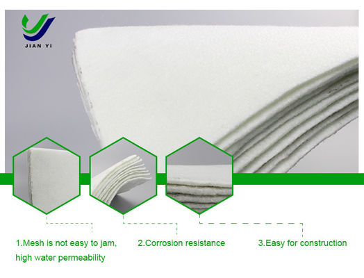 Control de la erosión Tejido para carreteras de geotextil resistente a la corrosión 50 m~100 m