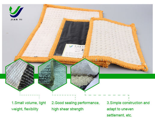 Prevención de filtraciones manta impermeable de bentonita para lago artificial