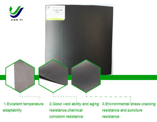 Geomembrana lisa de polietileno de alta densidad HDPE La solución definitiva de resistencia química