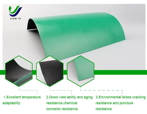 Geomembrana HDPE de alta resistencia 0,939 g/cm3 para relaves, estanques y vertederos