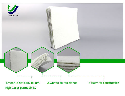 Geomembrana de Fibra Corta Rentable con Excelente Impermeabilidad y Buena Resistencia a la Tracción para Construcción y Acuicultura