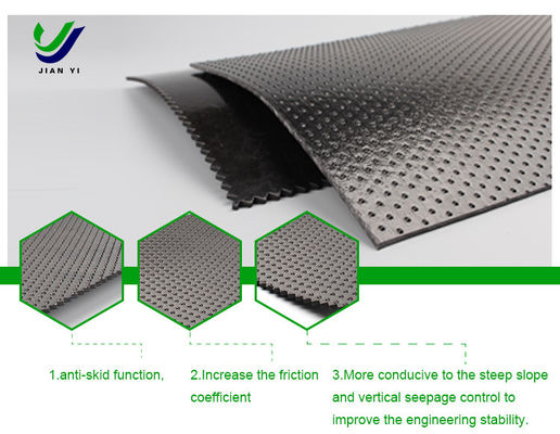 Geomembrana de HDPE de uso múltiple para vertederos y almacenamiento de relaves