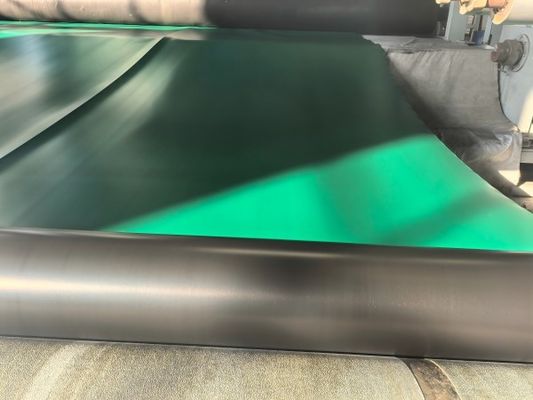 Geomembrana lisa de HDPE de doble color negro y verde para la protección del medio ambiente