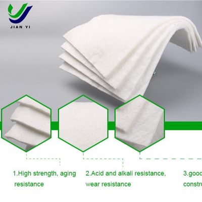 Geomembrana compuesta de alta resistencia a la tracción con película geotextil PE y método de instalación de soldadura EVA