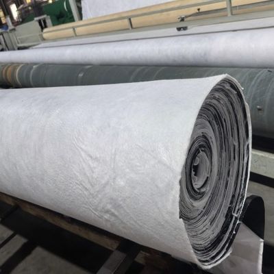 Geomembrana compuesta de alta resistencia a la tracción con película geotextil PE y método de instalación de soldadura EVA