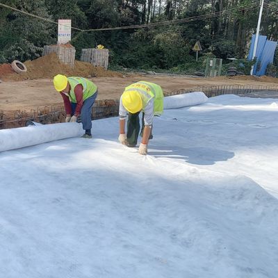 Geotextil no tejido resistente a la corrosión para ingeniería ambiental