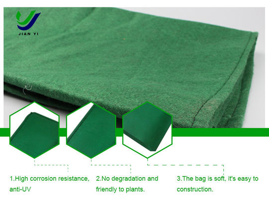 Bolsa de geotextil de tejido no tejido ecológico reutilizable y duradera para la protección de pendientes