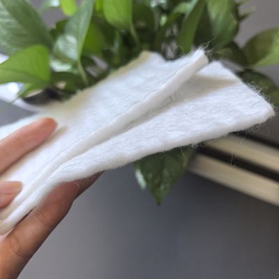 Geotextil perforado con aguja de fibra larga para vertederos y desechos de estanques de ingeniería de estanques PET Polyester Chips Ancho 1,0m-6,6m