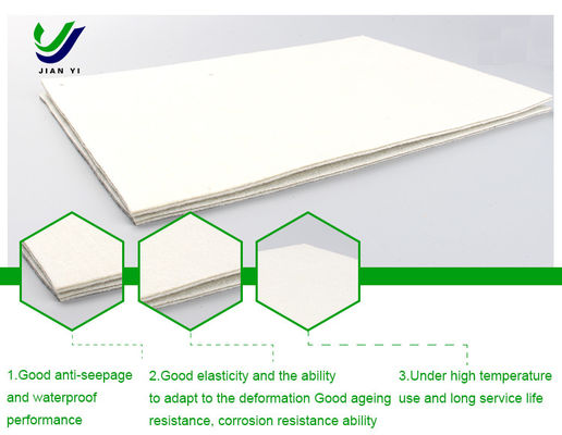 0Geomembrana compuesta de entre 2 y 3 mm de grosor para la protección contra filtraciones subterráneas