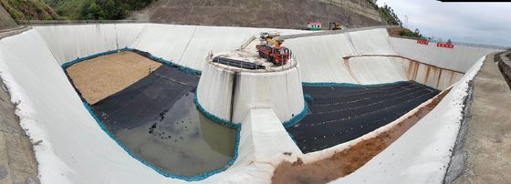 Geotextil no tejido de filamentos largos para residuos de limpieza de gases de combustión proyectos de vertederos 100-800 g/m2