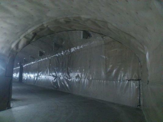 Geomembrana de polietileno HDPE de alta densidad para el proyecto de antiescorrentía de túneles