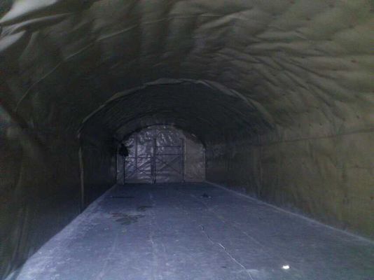 Geomembrana de polietileno HDPE de alta densidad para el proyecto de antiescorrentía de túneles