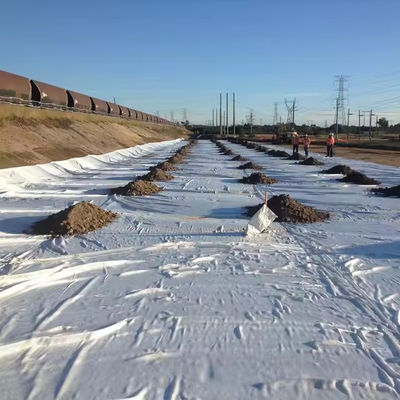 Tejido de protección de refuerzo duradero con geotextil tejido negro Ancho 2-6m