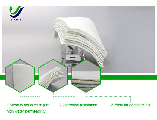El geotextil de fibra cortada, capa de separación y filtración confiable
