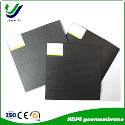 Barrera impermeable de geomembrana de polietileno de alta densidad (HDPE) lisa para sellado de estanques y vertederos