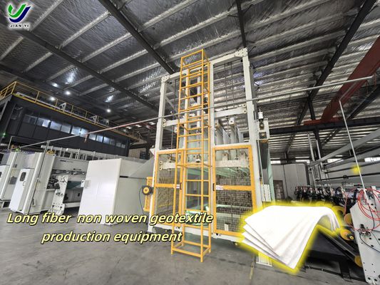 Protección de geotextil de fibra larga de geomembrana con 70% de resistencia a los rayos UV y resistencia máxima para reforzar terrenos exigentes