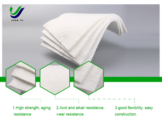 Geotextil no tejido de filamento largo de alta resistencia para separación • Filtración superior • Durabilidad diseñada