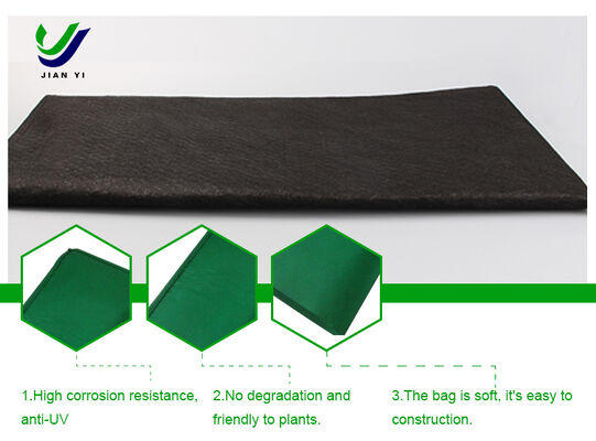 Bolsa ecológica de fibra de poliéster con resistencia a la rotura de 4,5KN/M para el verde y la protección de pendientes en 80 mm x 50 mm Tamaño