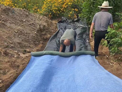 Cubierta de cemento cortable ligera de 4 m de ancho para proyectos hidráulicos y de construcción