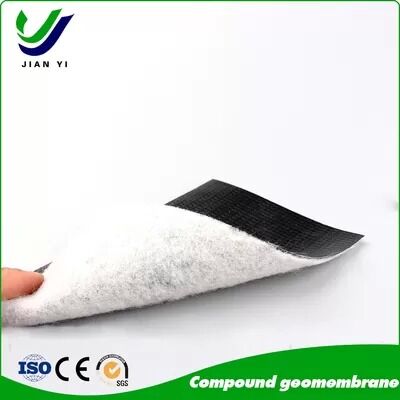 0Membrana geocompuesta de HDPE de.2 mm-1.0 mm de espesor con configuraciones 1G1M y 2G1M para el proyecto anti filtración